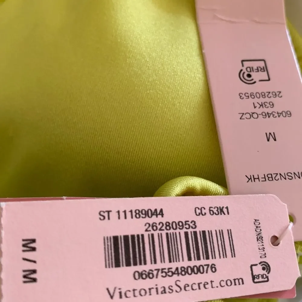 Lime Green Bikini Tops NWT Size M